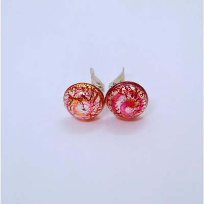 Boucles d'oreilles - Gaïa- rose